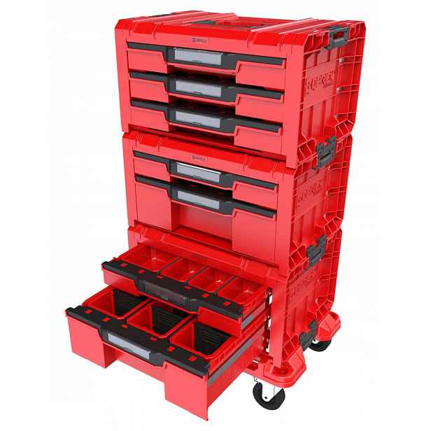 Qbrick System Pro Drawer Workshop Set 3 na kolečkách box na nářadí