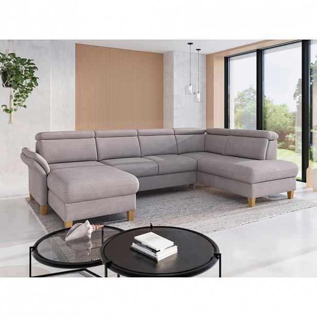 Sit & More SEDACÍ SOUPRAVA, textil, barvy stříbra