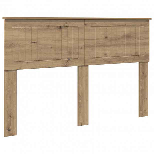 vidaXL Čelo postele Artisanový dub Kompozitní dřevo
