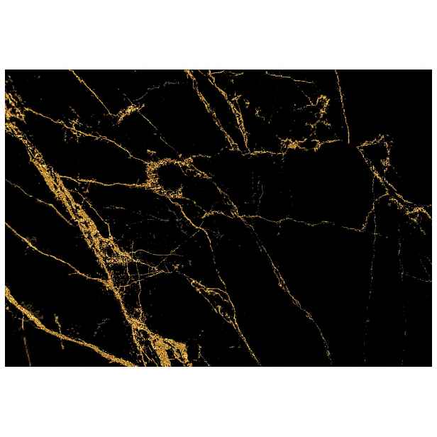 Fototapeta Mramor Zlaté Žilky Černá Abstrakce Elegance 200x140 lepidlo