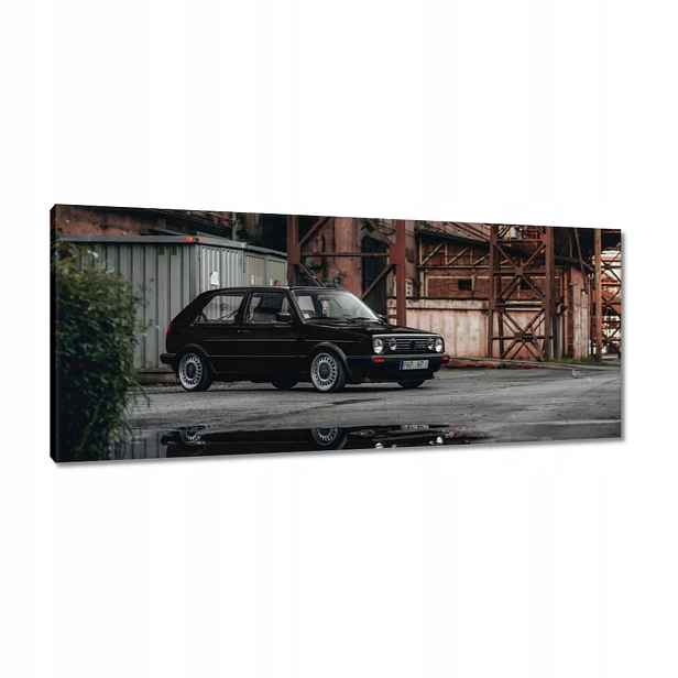 Obrazy 100x40 Černý Vw Golf