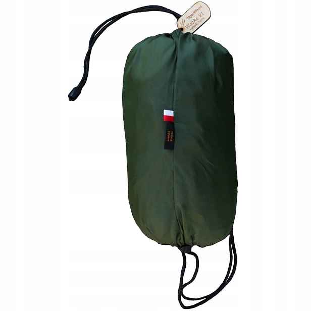 Turistická táborová houpací síť TigerWood Vážka V1 Double Zip s moskytiérou Zelená