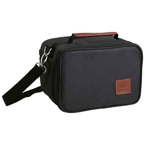 Umami taška na oběd LunchBag Black s popruhem 5,7L
