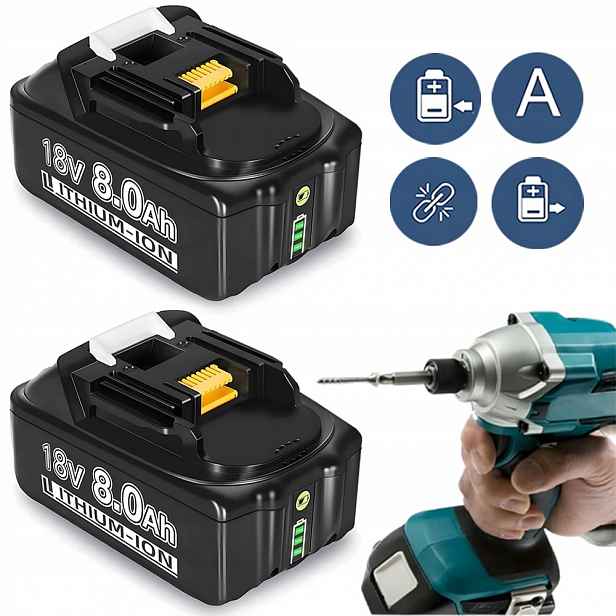 Akumulátor Pro Makita Náhradní BL1850 BL1860 BL1840 BL1815