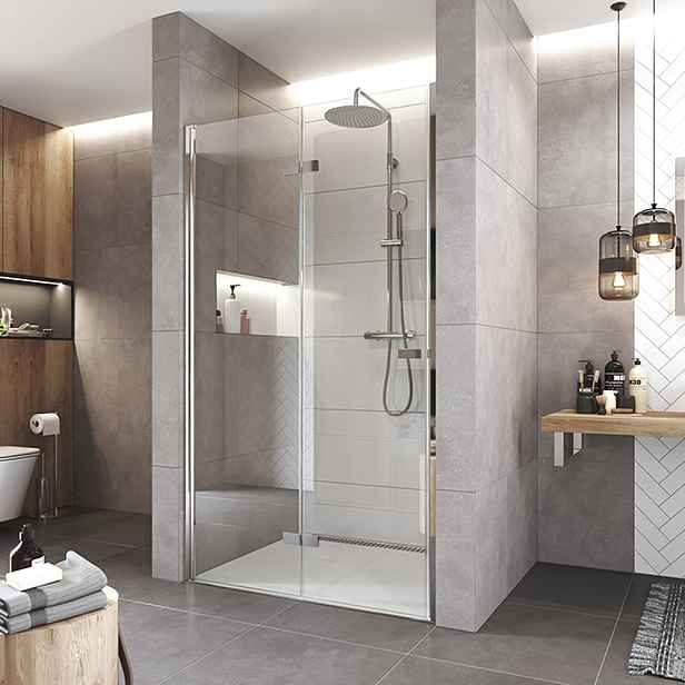 Dveře sprchové Mereo Novea CK10813ZL 800 mm levé chrom/čiré sklo