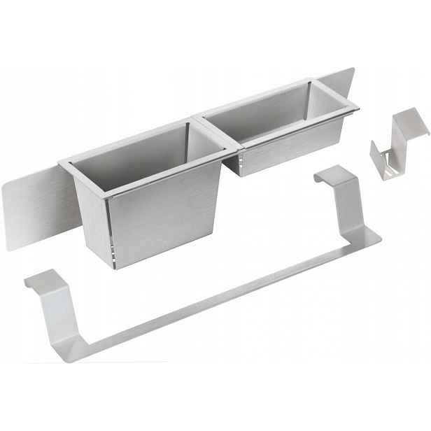 Magnetic broušený satin Sada příslušenství pro dřez (ZZMK011O) /sm/