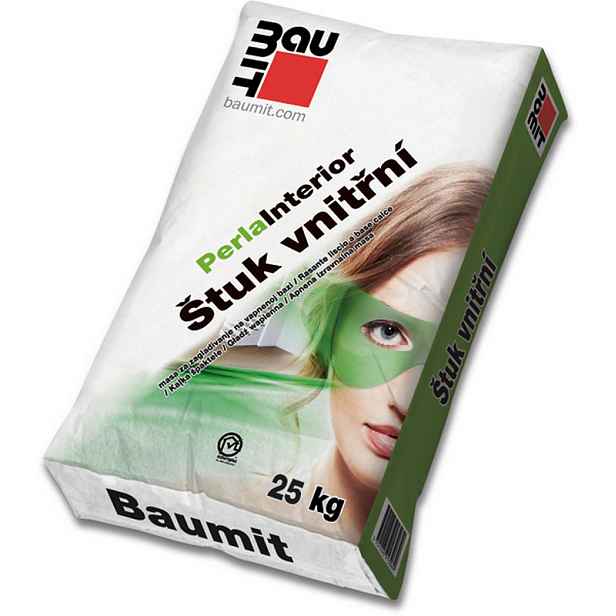 Omítka štuková BaumitPerlaInterior 0,6 mm 25 kg