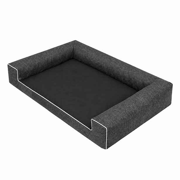 Pelíšek pro psy AXEL EKOLEN černý L, XL, XXL Rozměr: XXL-118x78 cm