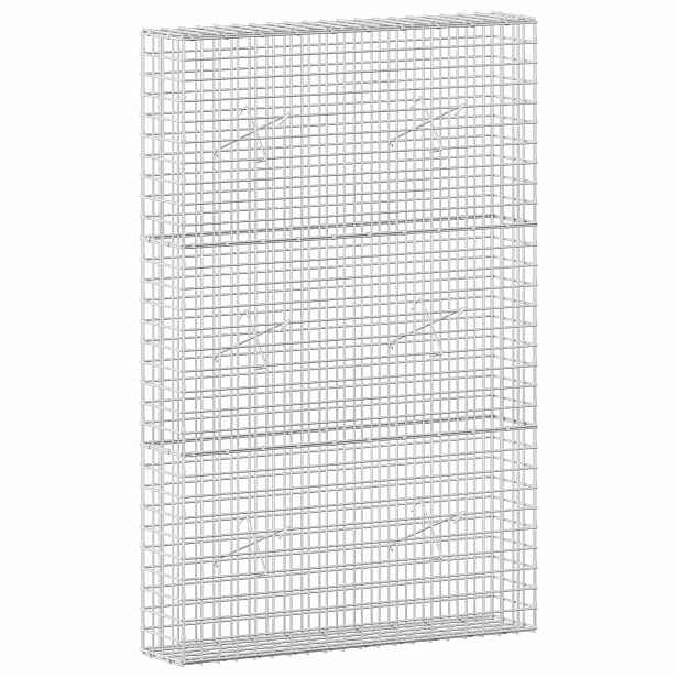 vidaXL Gabion s drátem 5 mm a síťkou 5x5 cm 100x20x150 cm