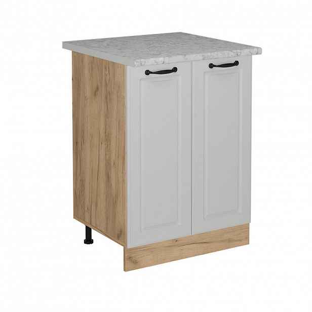 Vicco SPODNÍ SKŘÍŇKA KUCHYŇSKÉ LINKY R-Line Bílý venkovský dům 60 cm PD Mramor