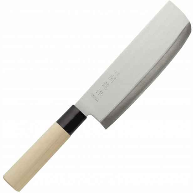 Nůž japonský Nakiri s dřevěnou rukojetí 180 mm Hendi 845028