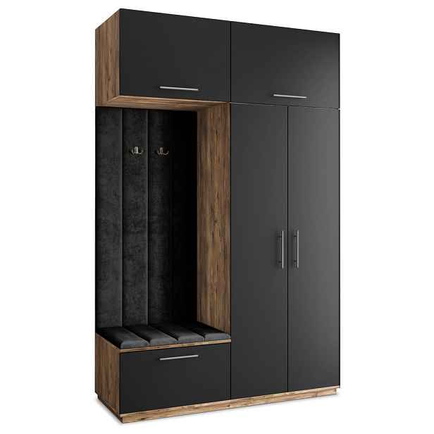 MASSENO MODERNÍ PŘEDSÍŇOVÁ SKŘÍŇ REMA, 150/240/60 cm, dekor dub