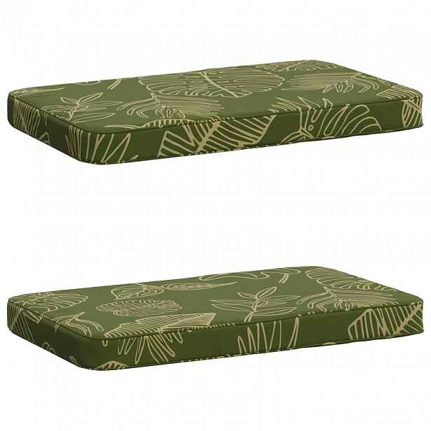 vidaXL Sady polštářů na lavici (2 kusy) VUGHT 2 pcs 100% polyester