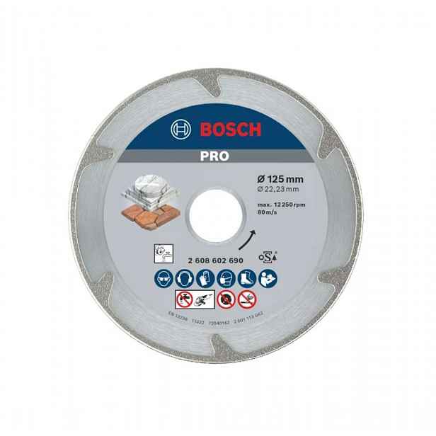 Bosch - Diamantový řezný kotouč na mramor 125x22,23 mm 2608602690