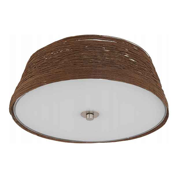 Stropní Svítidlo Donado moderní do stropu 39 Cm bílý chrom stínidlo lampa 1x60W E27
