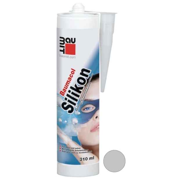 Tmel silikonový sanitární Baumit Baumacol Silikon manhathan 310 ml