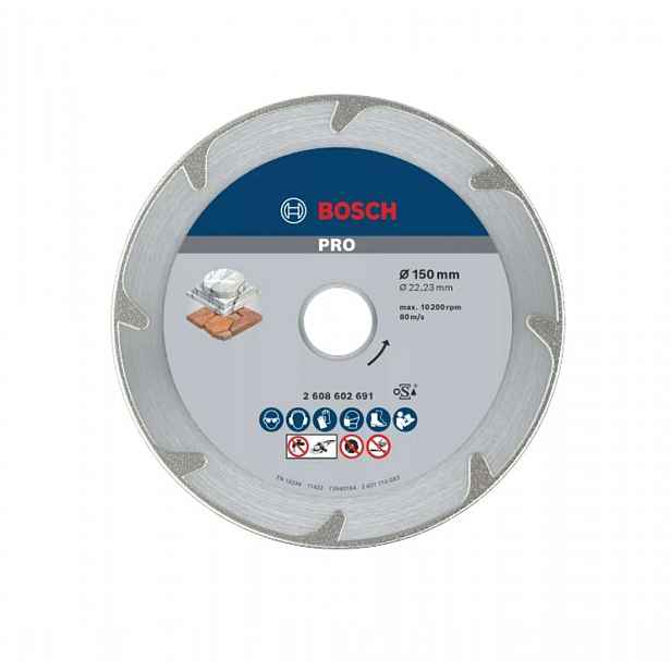 Bosch - Diamantový řezný kotouč na mramor 150x22,23 mm 2608602691