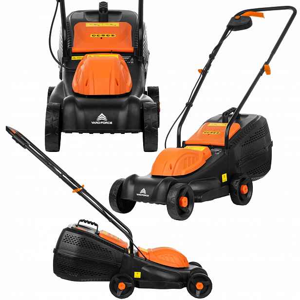 Elektrická Sekačka Na Trávy S Regulací, Tichá, Velký Koš 1000 W, 32 CM