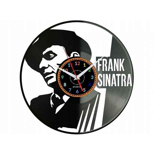 Frank Sinatra Nástěnné hodiny Vinylová deska Moderní dekorativní dárek