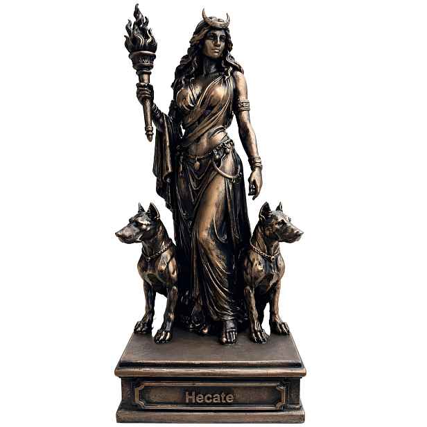 Hekaté ezoterika socha figurka bohyně magie 24 cm polyston