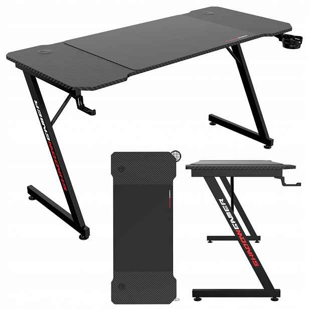 Herní stůl Shadow Gamer 1.0 140 cm, podložka