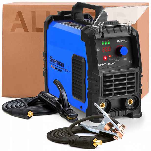 Invertorová Svářečka Sherman Digiarc 210 Solid Mma Tig Lift 230V 200A Vrd