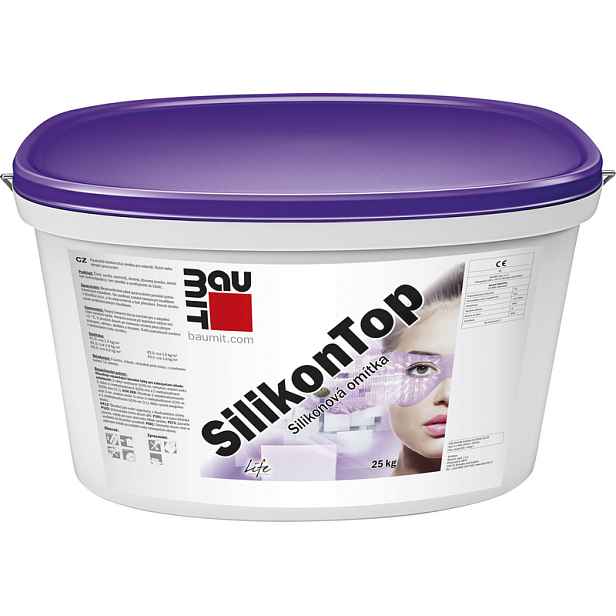 Omítka silikonová Baumit SilikonTop škrábaná 2 mm25 kg
