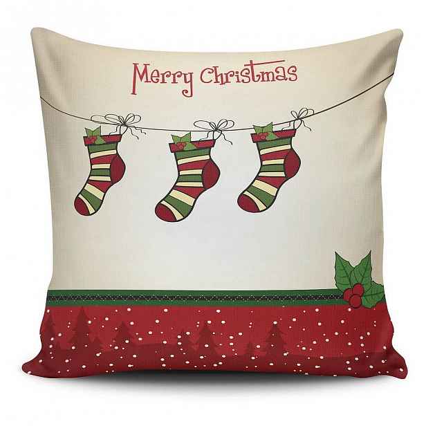 Polštář Christmas Pillow no. 27, 45 x 45 cm