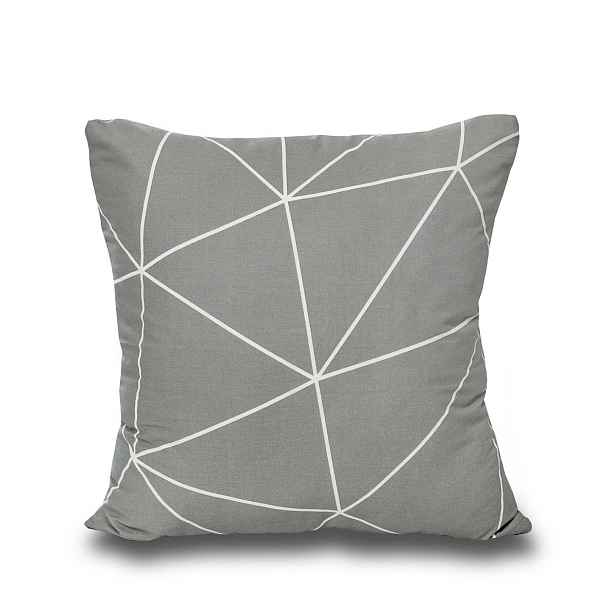 Kvalitex Povlak Nordic Grid šedá, 50 x 70 cm