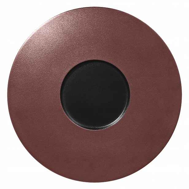 Metalfusion Talíř plochý gourmet hnědý 29 cm Rak Porcelain
