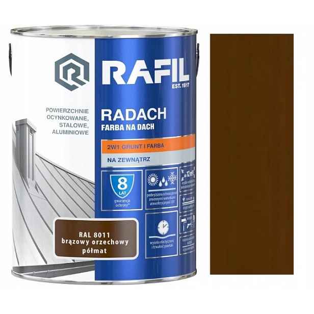 Rafil Radach Barva Barva Oříškově Hnědá Ral 8011 5L