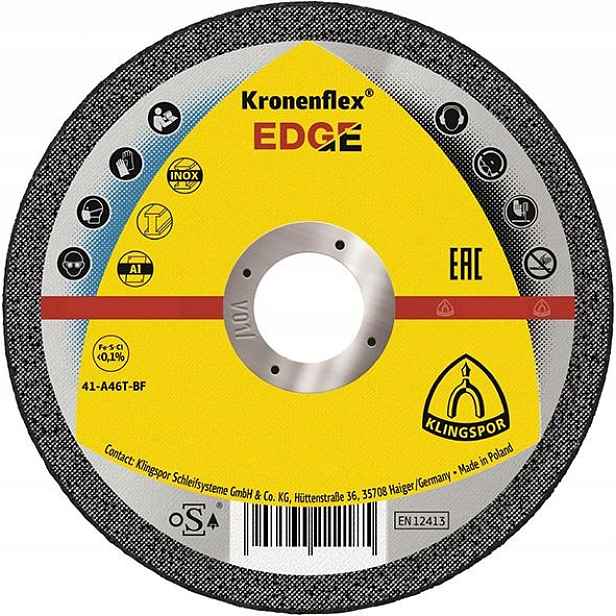 Řezací kotouč Edge Special 115x1,2 mm rovný 25 kusů Klingspor