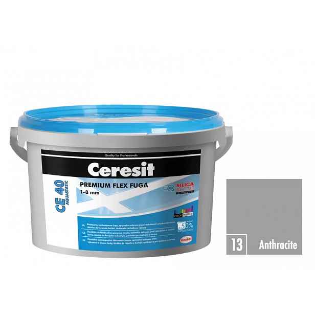 Spárovací hmota Ceresit CE 40 Aquastatic 2 kg  antracite