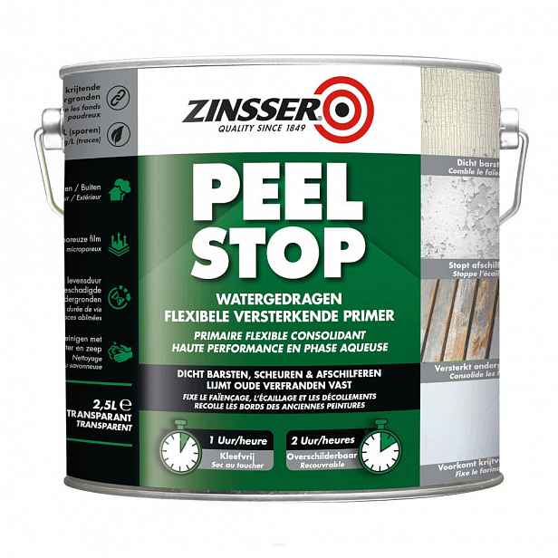 Zinsser Peel Stop podklad na odlupující se barvu a křídové podklady 2,5 l