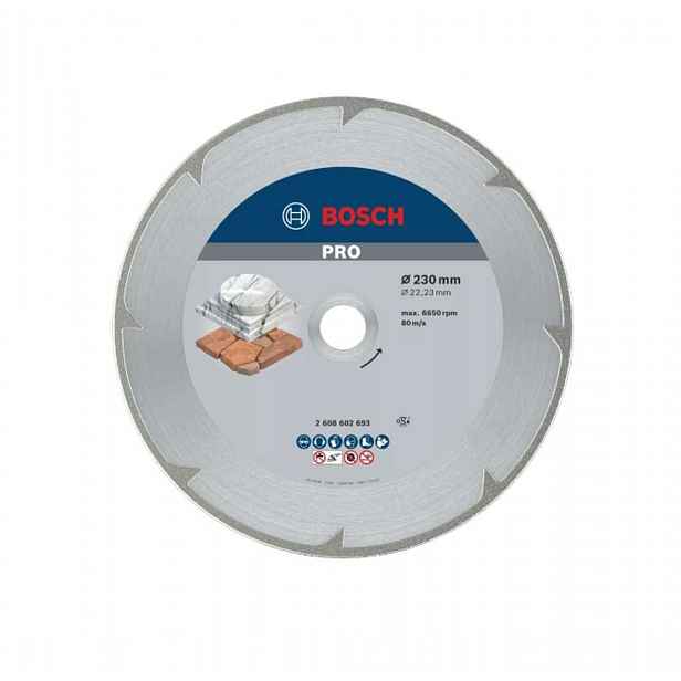 Bosch - Diamantový řezný kotouč na mramor 230x22,23 mm 2608602693