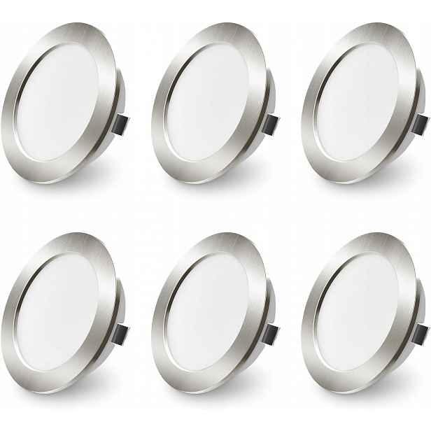 Led Kulaté Stropní Lampy Alusso 4 V 6 Ks 3CCT