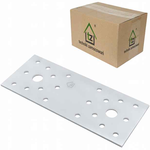Tesařské spojky ploché 140x55 x 2,5 mm 50 ks Perforované destičky LP2