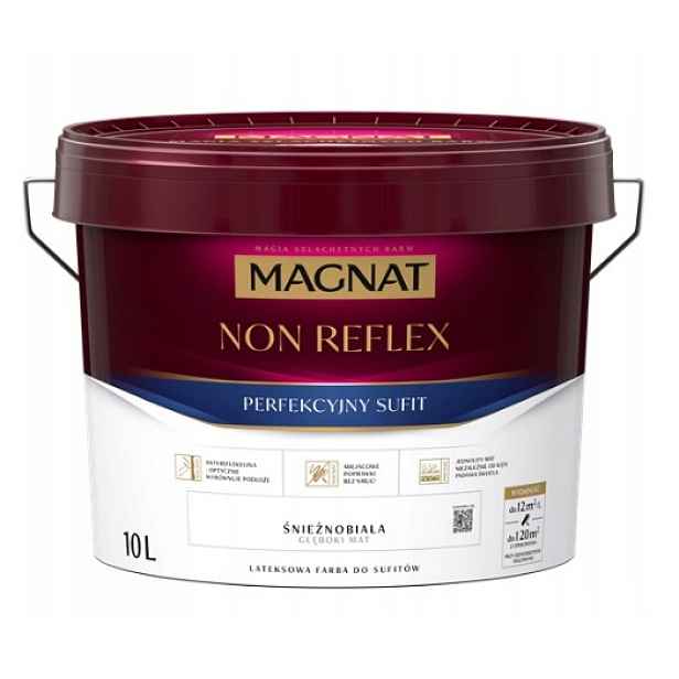 Magnat Non-Reflex 10L Barva Bílá antireflexní pro stropy bílá