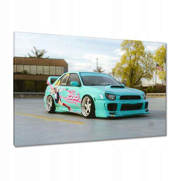 Obrazy 120x80 Tyrkysová Fura Sport Car