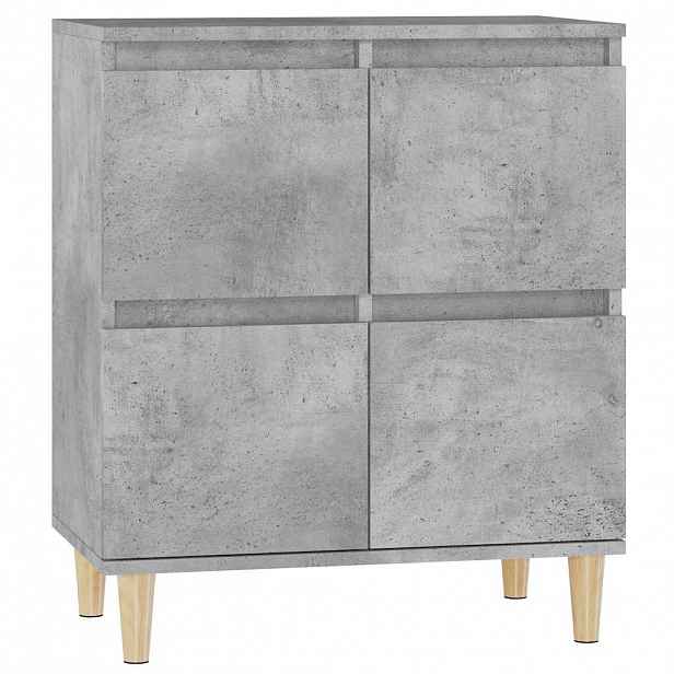 vidaXL Příborník betonově šedý 60 x 35 x 70 cm kompozitní dřevo