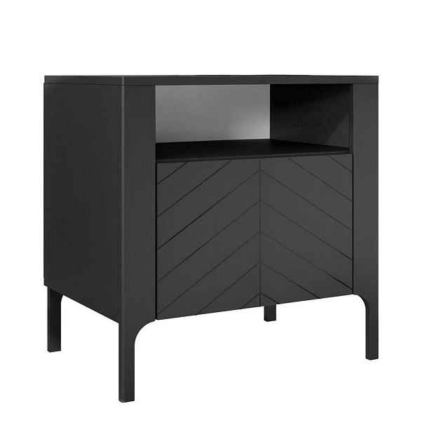 Idohome NOČNÍ STOLEK LORIEN 54/40/57 cm, černý