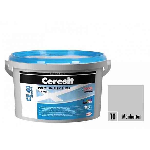 Spárovací hmota Ceresit CE 40 Aquastatic 2 kg manhattan