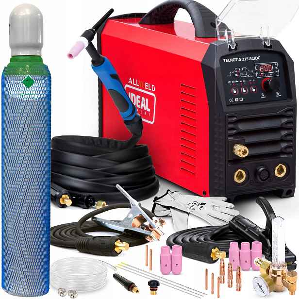 Invertorová Svářečka Ideal Tecno Tig 215 Ac DC Puls Mma 230V 200A