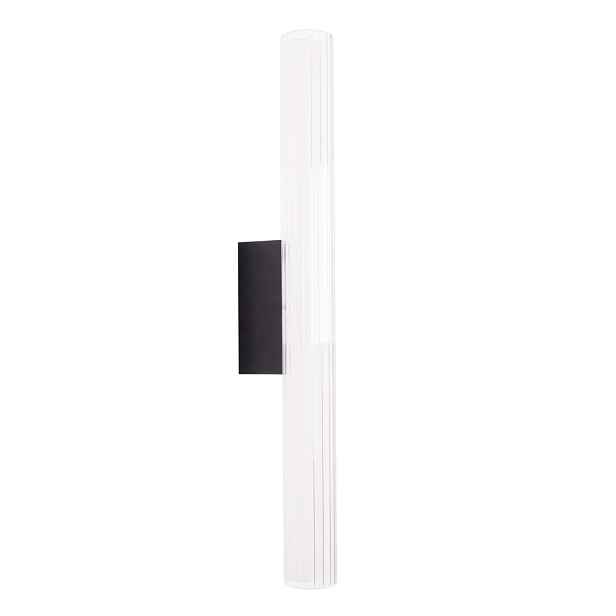 Led nástěnné svítidlo černé podlouhlé 61 cm koupelnové 3000K Maxlight