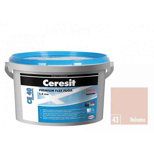 Spárovací hmota Ceresit CE 40 Aquastatic 2 kg bahama