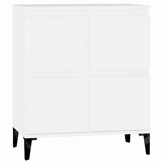 vidaXL Příborník bílý 60 x 35 x 70 cm kompozitní dřevo