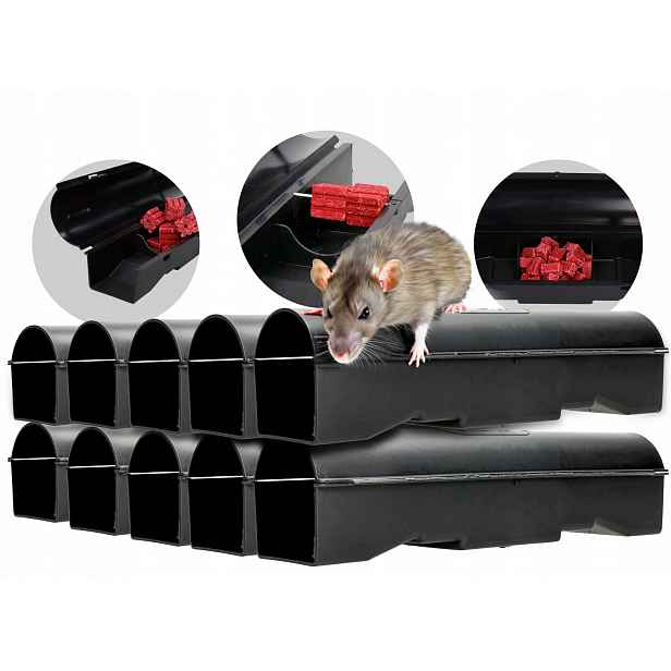 Deratizační Stanice Krmítka Pro Krysy A Myši