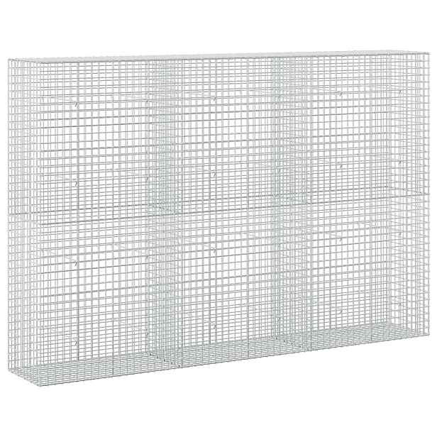 vidaXL Gabion s drátem 5 mm a síťkou 5x5 cm 300x50x200 cm