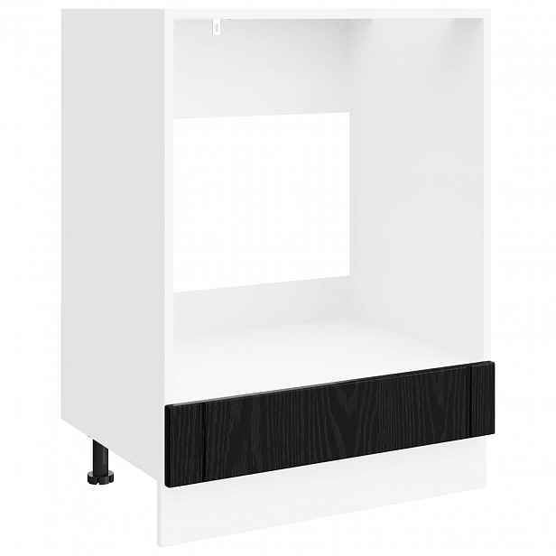 vidaXL Skříňka pro vestavnou troubu LUCCA Černý dub 60 x 46 x 81,5 cm