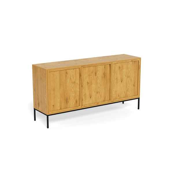 Actona Komoda Palmdale 158 cm dub divoký/černý